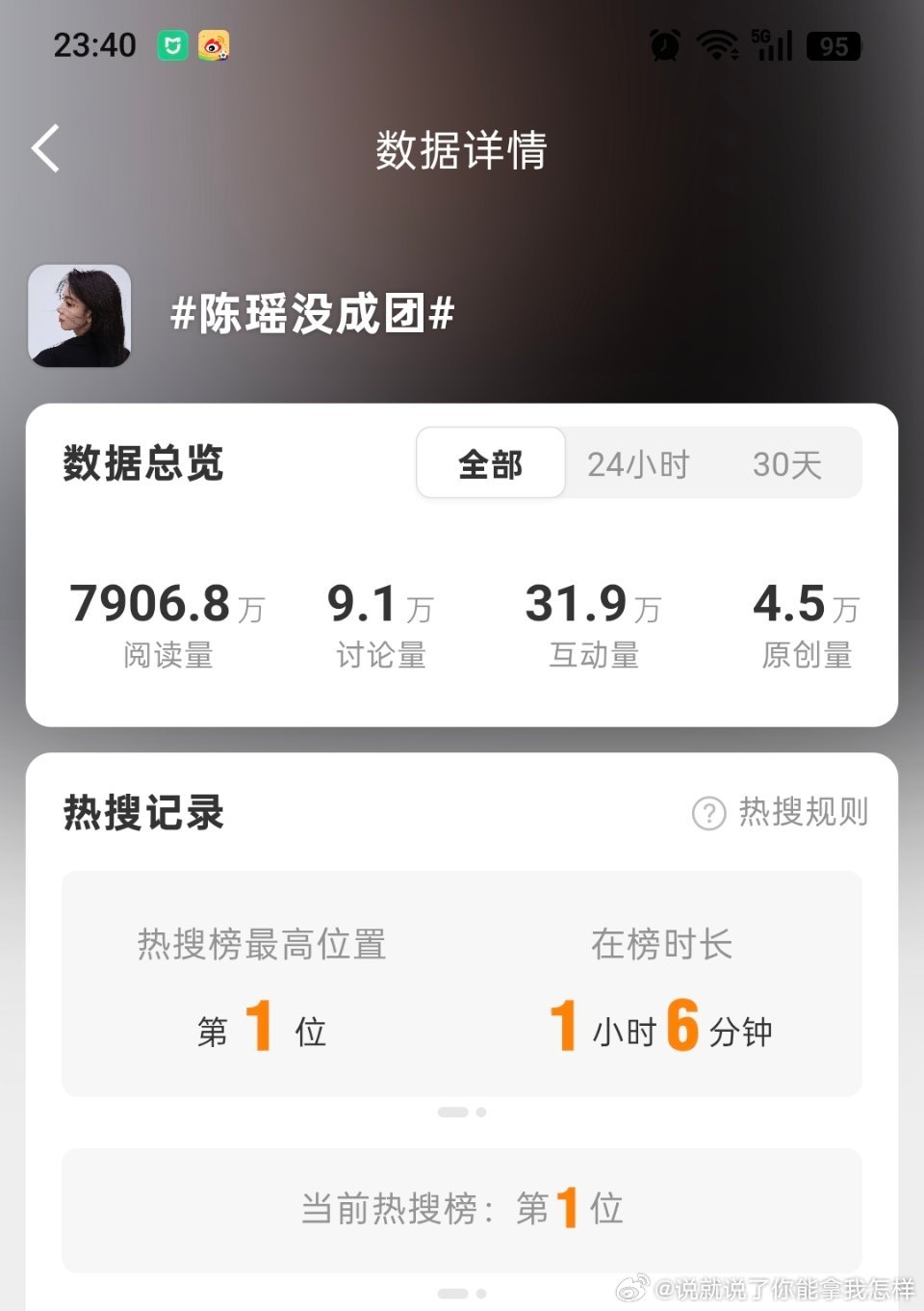 陈瑶没成团这原创量绝了！这才是真的爆热搜啊 