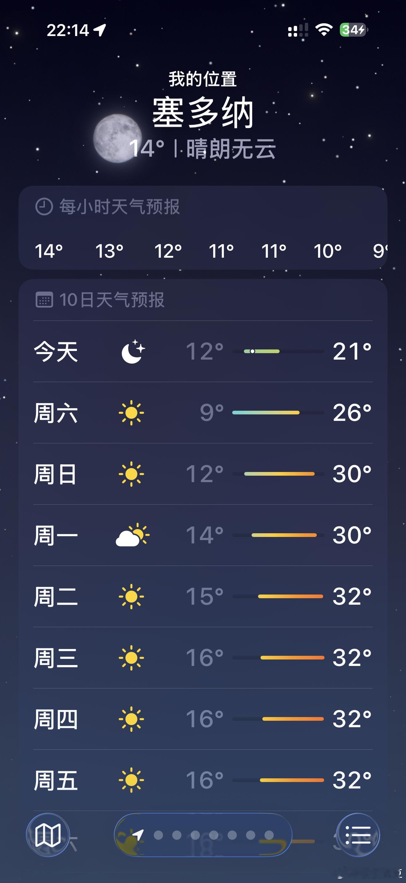 这次来美国，因为要去好几个地方，反反复复看天气预报，把厚一点的衣服放进去又拿出来