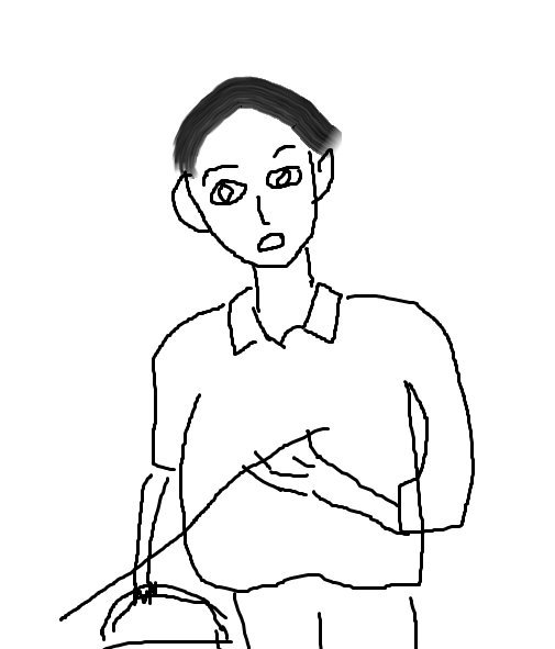 当年的画的一幅画，原以为是幸福，现在看起来，更像西林，我滴乖乖，这远见程度！[嘻