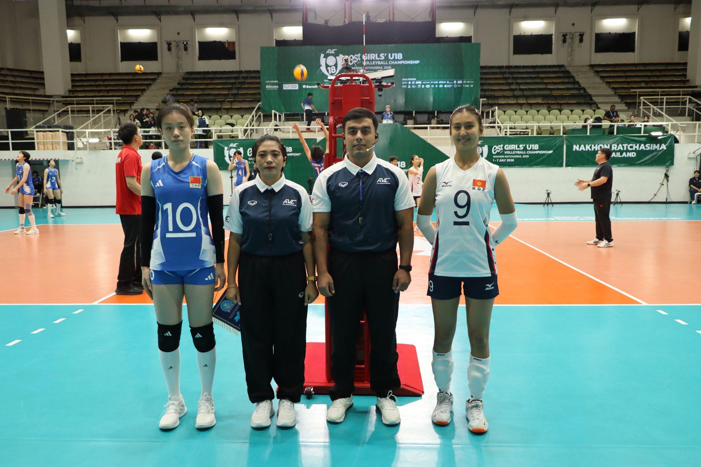 2026年U18亚洲女排锦标赛B组第一轮中国女排vs吉尔吉斯斯坦女排第一局：25
