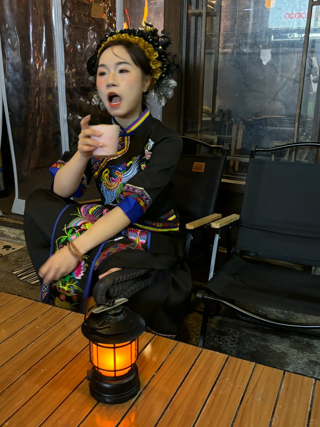 不愧是簪花 连我这种屌丝穿起来也这么好看