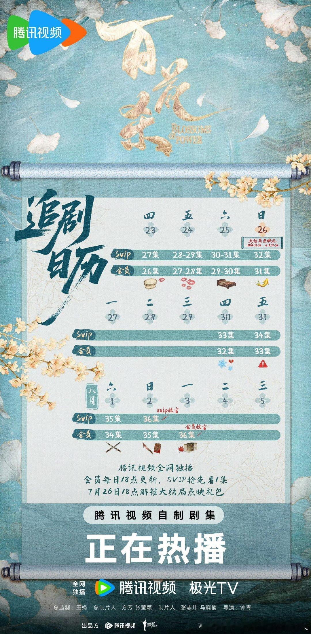 腾讯百花杀 7.26开超点，直通大结局。 