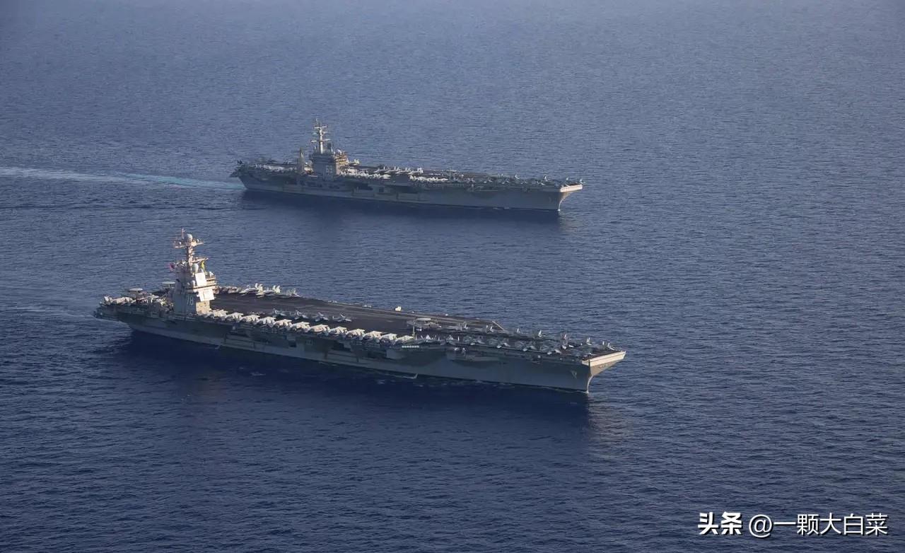 美国没落成什么样子了，虽然服役有11艘航母，但是现在只能派出一艘林肯号航母作战，