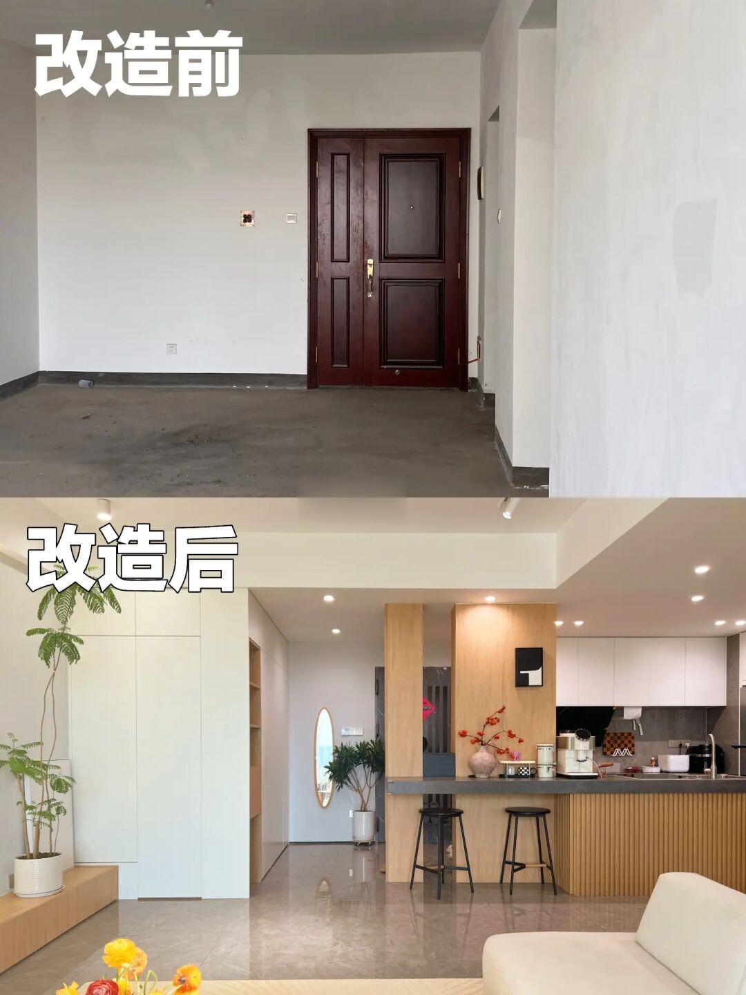 要不是亲自装的，真不敢相信这是同一个厨房