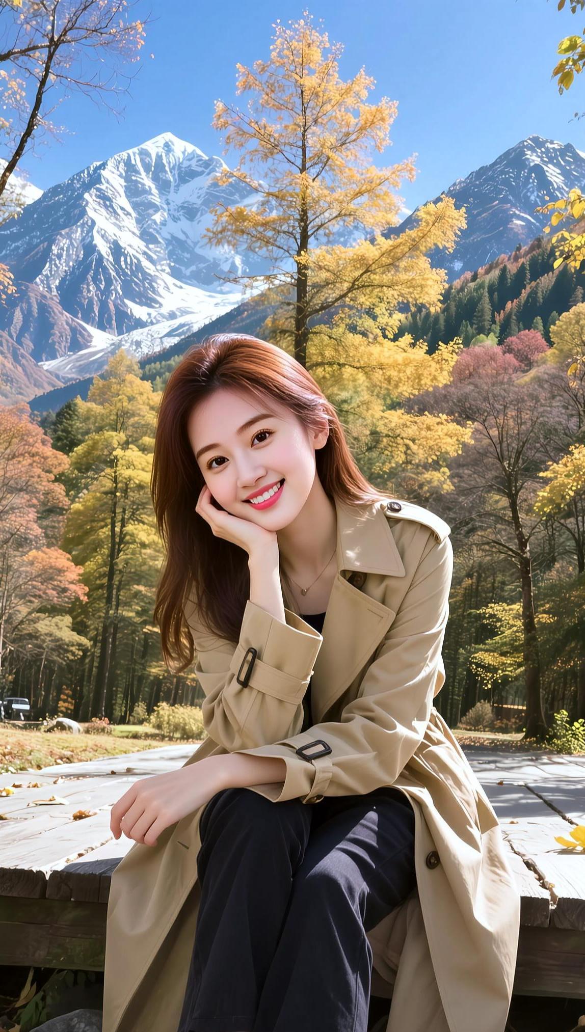 AI秋景生活照 抖音ai创作