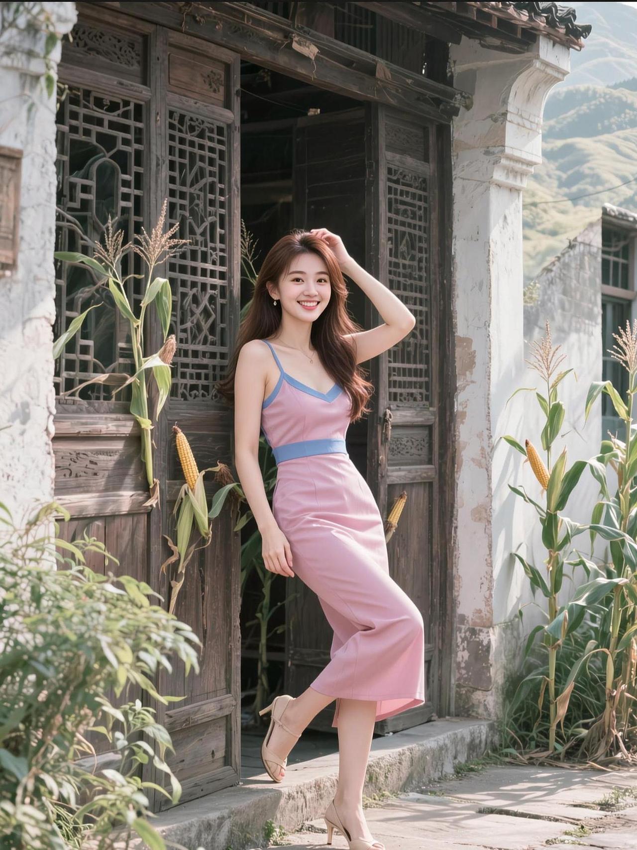 复古风情照 抖音ai创作