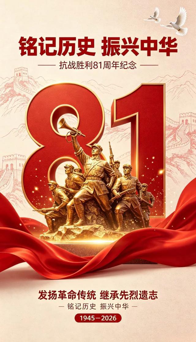 9月3日，看似普通的星期四，今天，也是纪念抗日战争胜利81周年的日子，我们住在和