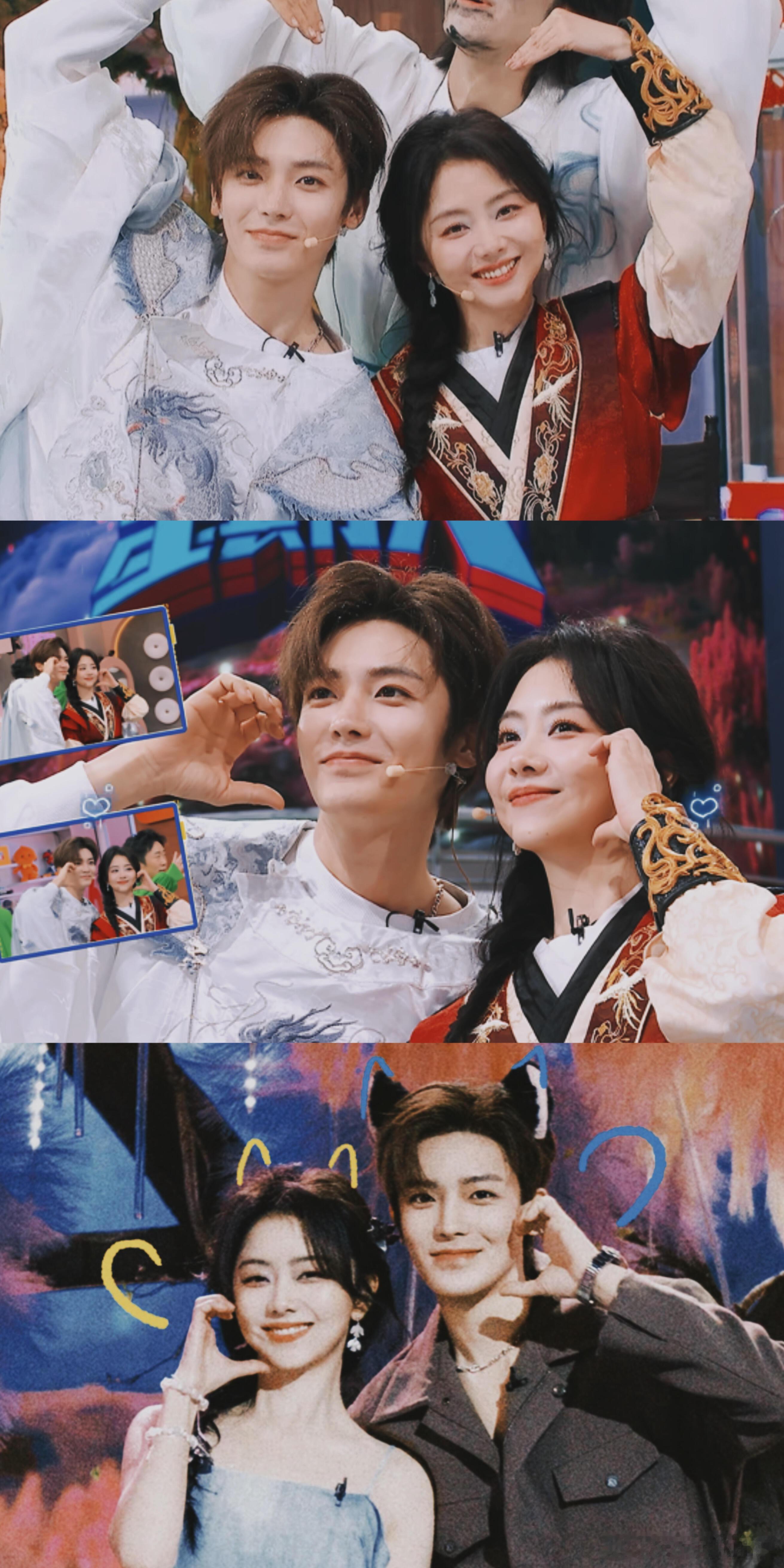 肖瑶红烨最新合照有了！是谁剧还没播就已经有了这么多合照？是我们逍遥剧粉被我们肖瑶