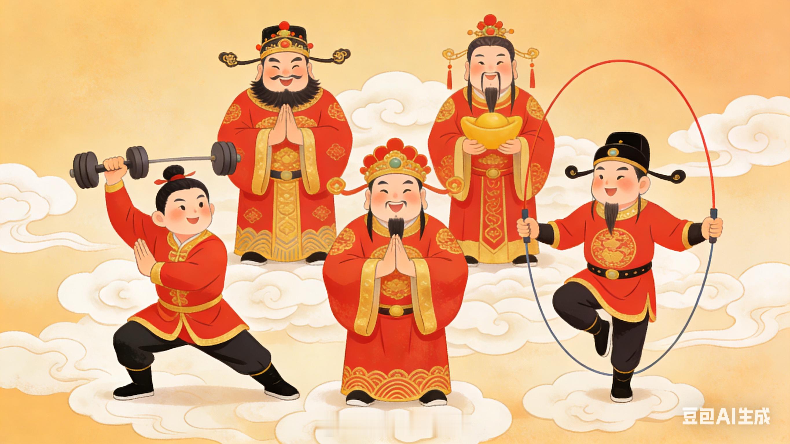 昨天晚上迎财神的鞭炮声都听到了吗？充满喜庆的味道体育ai过大年