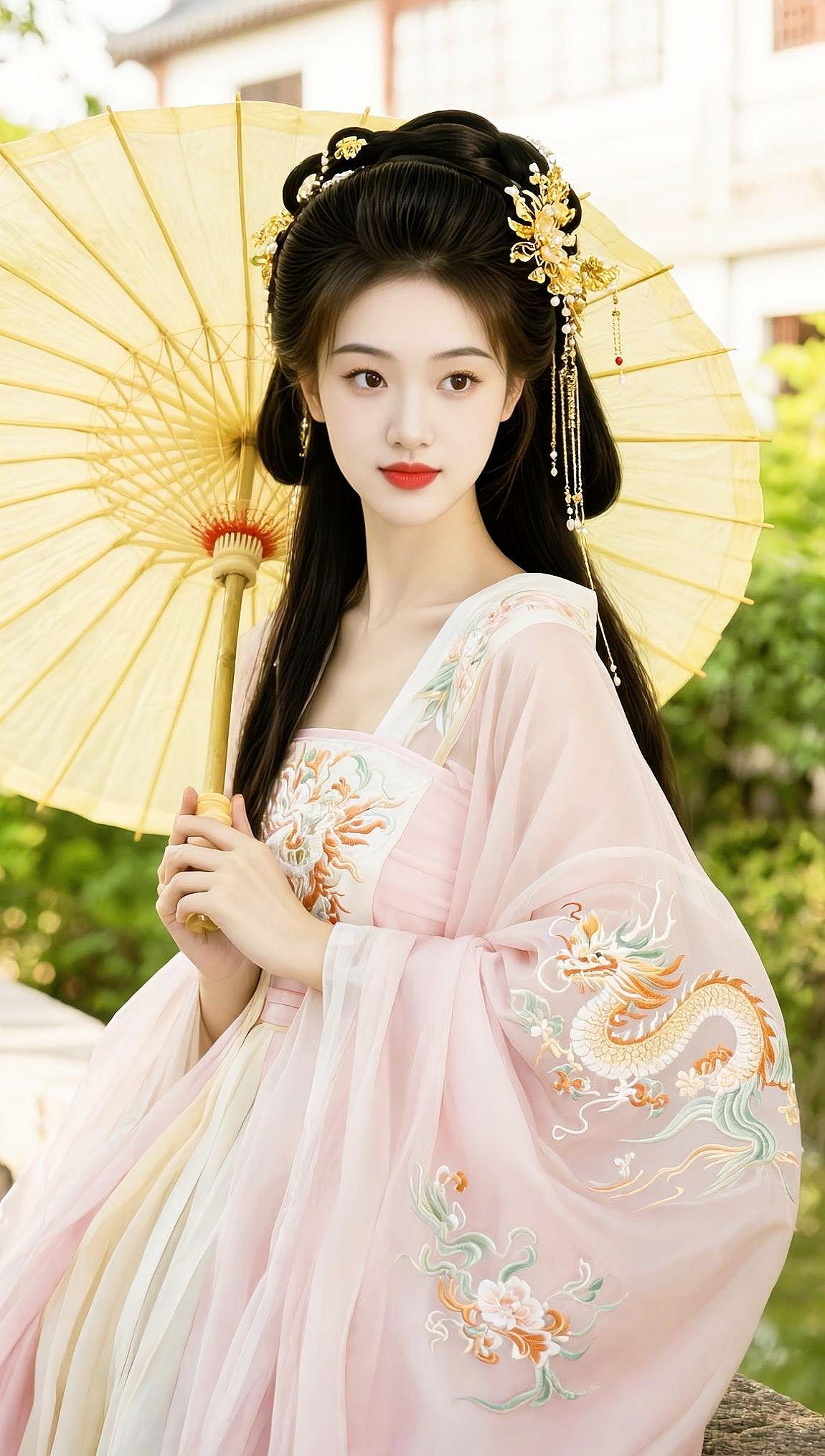 AI江南古典写真 抖音ai创作 古风妆造 汉服 汉服之美在华夏