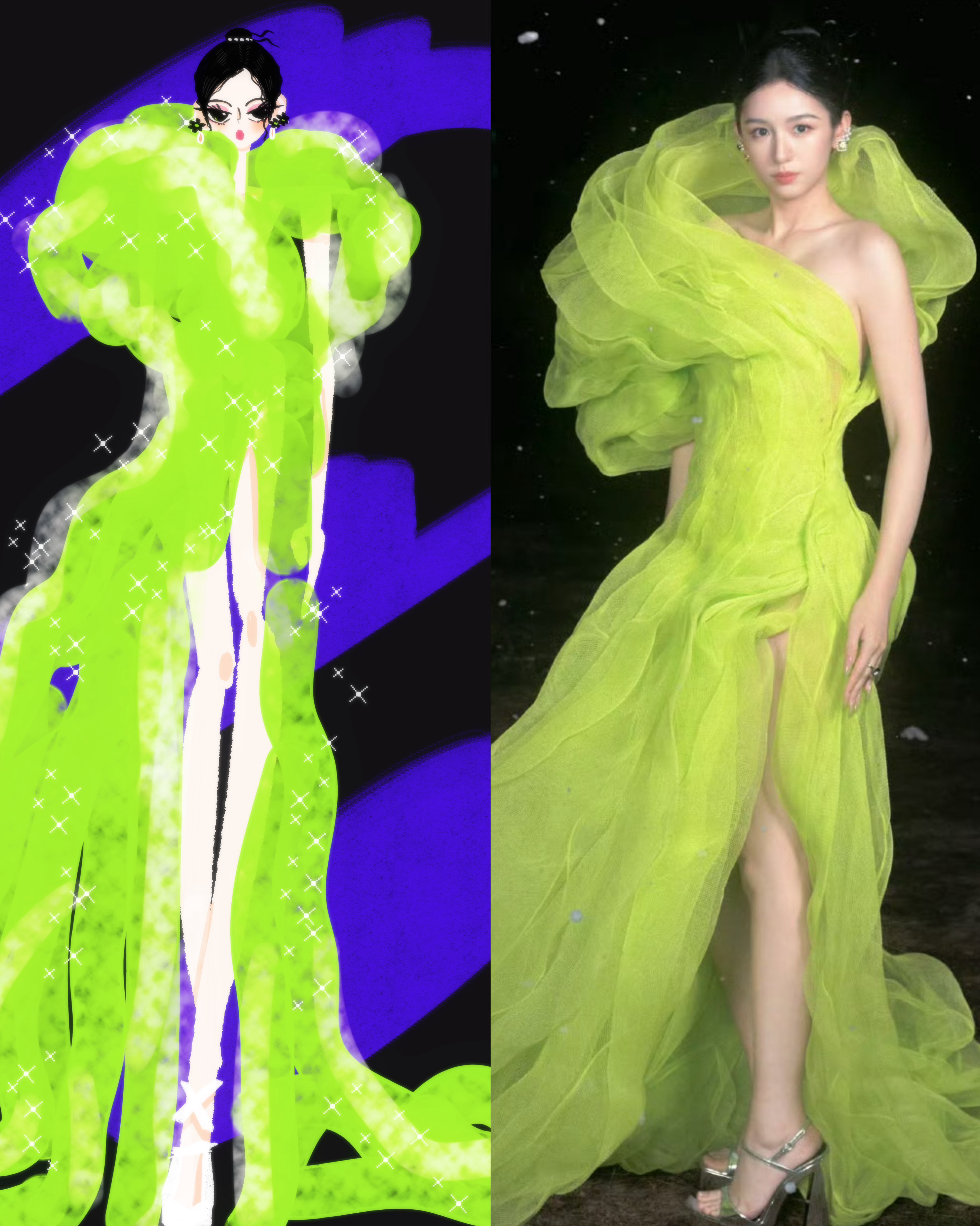 VOGUE时尚之力盛会绝色！！！sallyloving 插画 ​​​