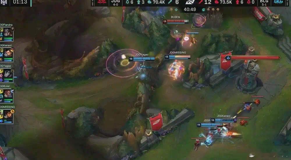 诺手开局五杀却躺赢！BLG突破心魔翻盘JDG，阿宾坦言汗流浃背由BLG战队对抗J