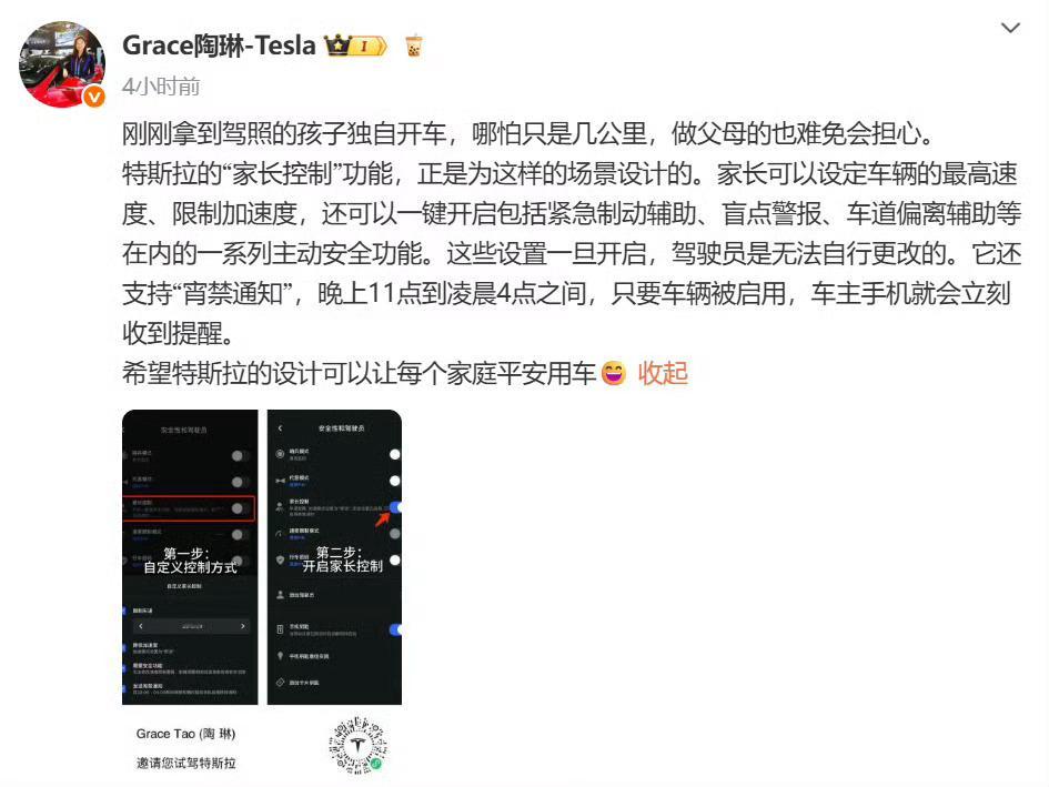智驾数码团大v聊车特斯拉 就离谱……能拿到驾照就代表是个成年人了，父母送了辆车本