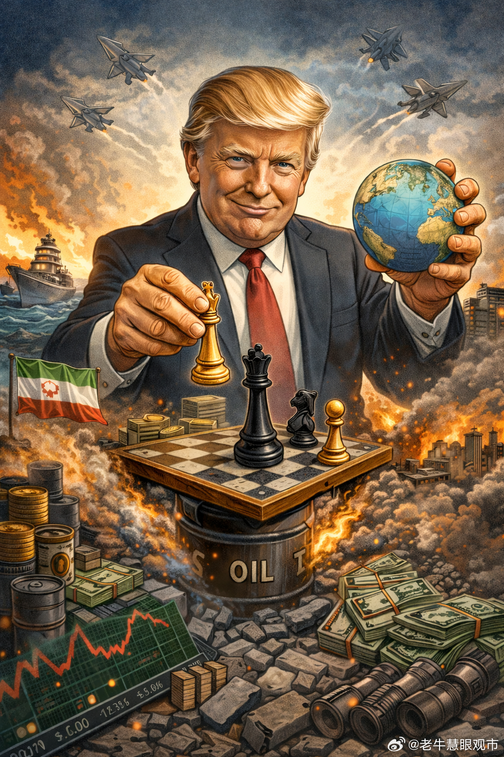 别把特朗普当成单纯的强硬派，你真正该看懂的是他的冲突交易学很多人看特朗普处理国际