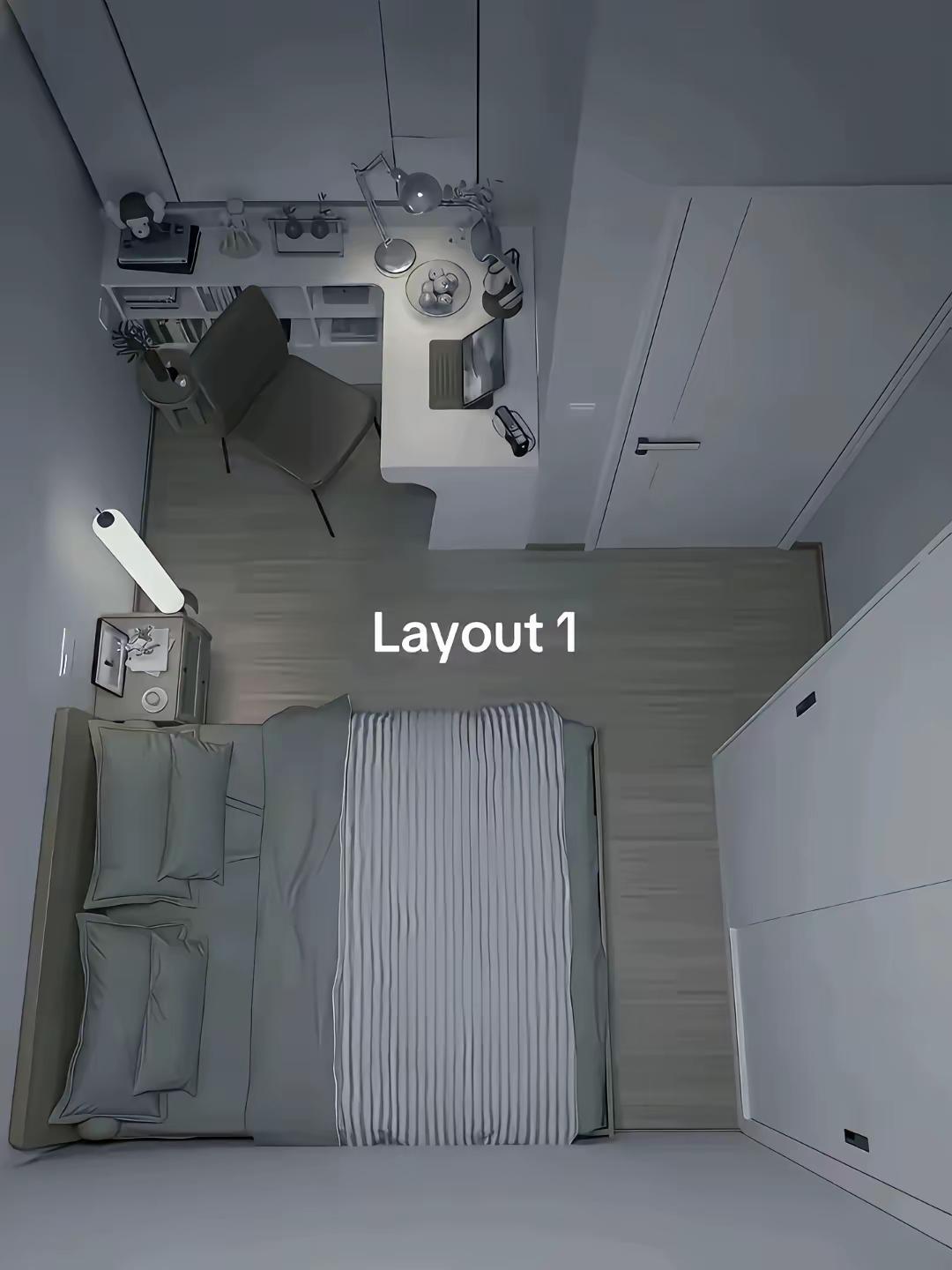 同样的房间，不同的布局，让你选一个，你喜欢哪种？[what]