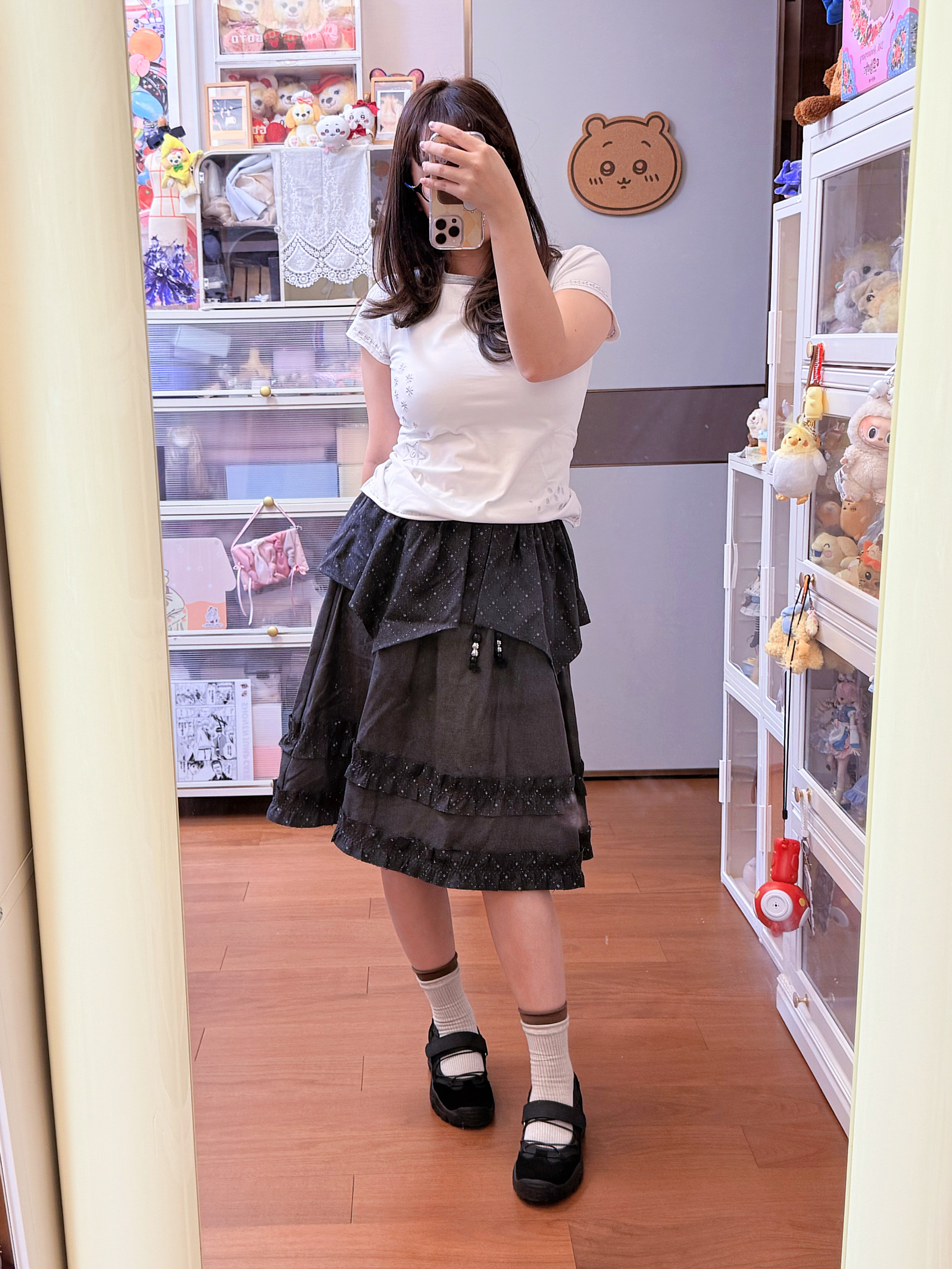 本次小韩购物比较满意的几位朋友在hugyourskin提了满满一袋衣服原来这么沉