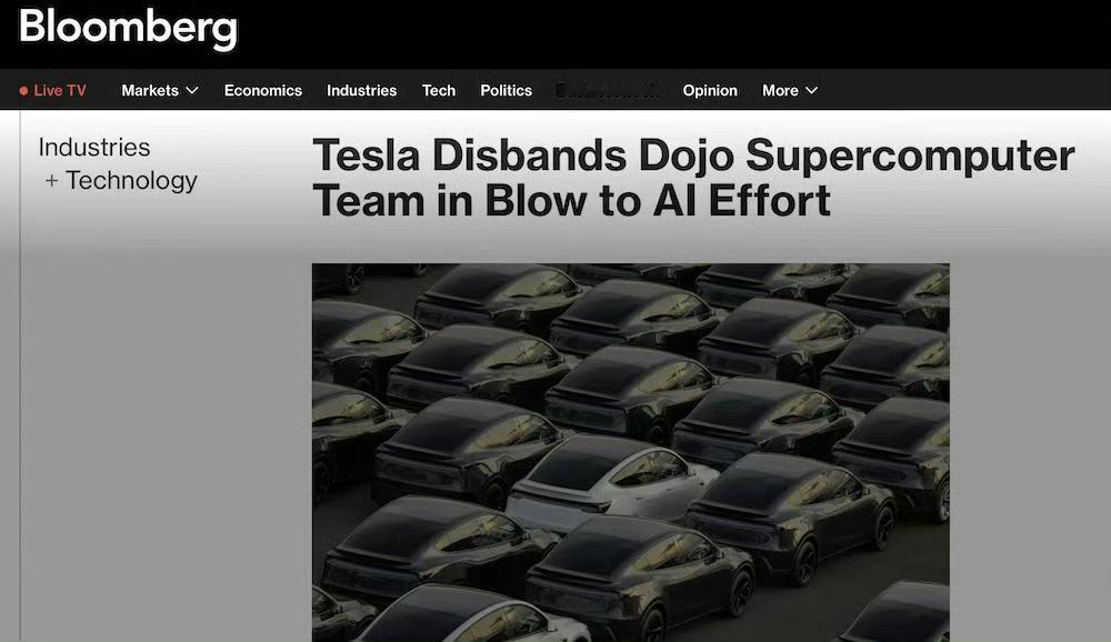 马斯克下令解散Dojo超算团队，一把手可能离职，员工不是去了其他公司，就是被分配