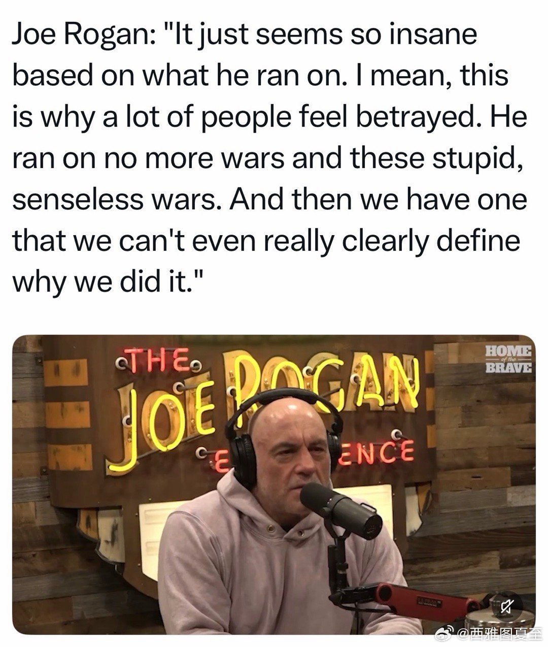 右翼媒体名人：想想他竞选时说的话，看看现在，简直太疯狂了…所以很多人觉得被骗了…