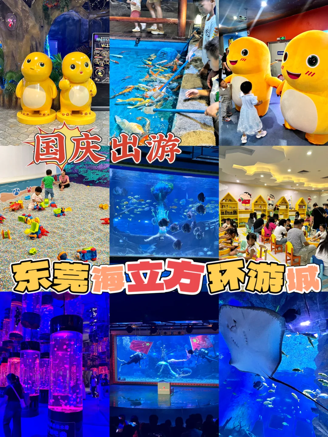🌊国庆假期海洋馆打卡攻略！体验梦幻的奶龙