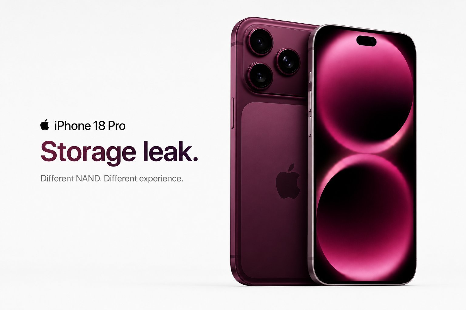 iPhone18Pro不准买1TB版本信息来源印度塔塔集团爆料256G/512G