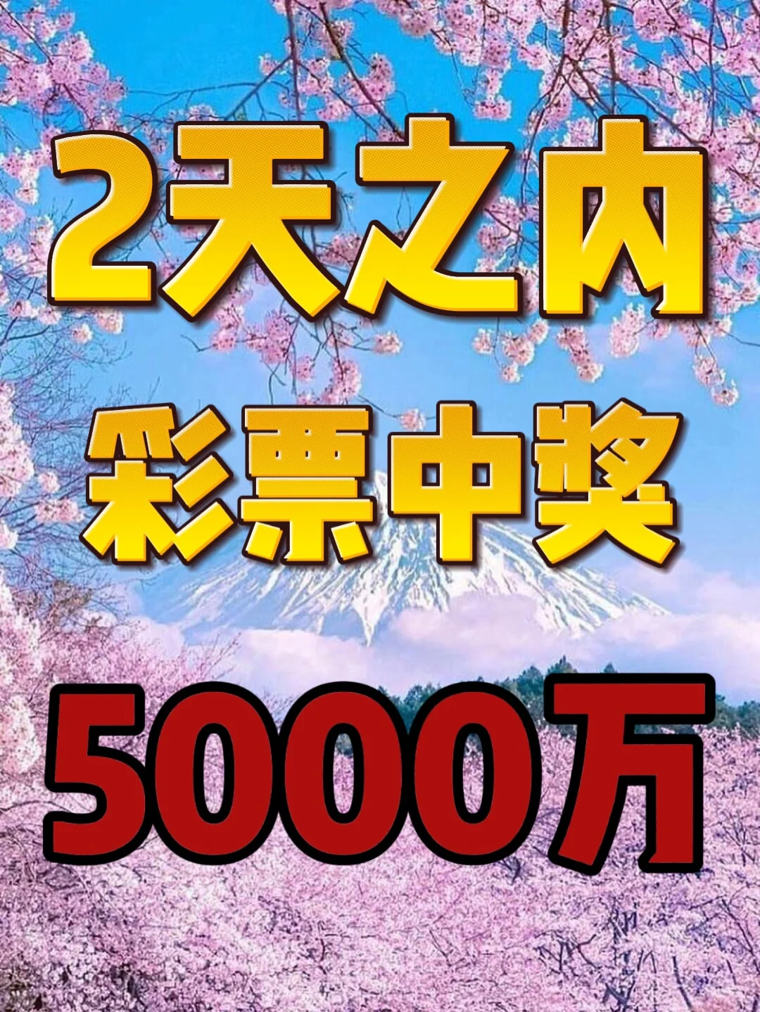 中彩票啦！接