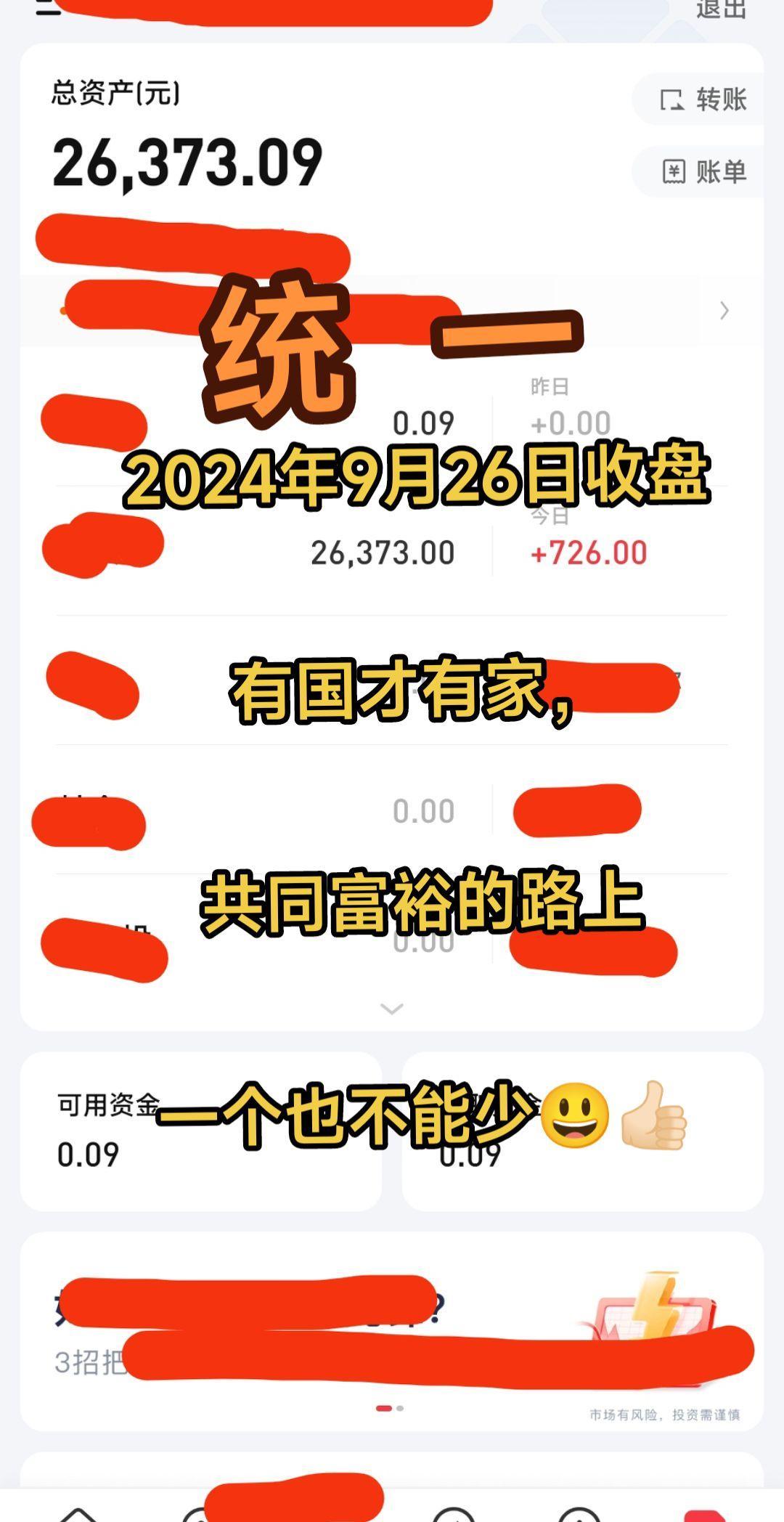 实盘记录 入市有风险投资需谨慎