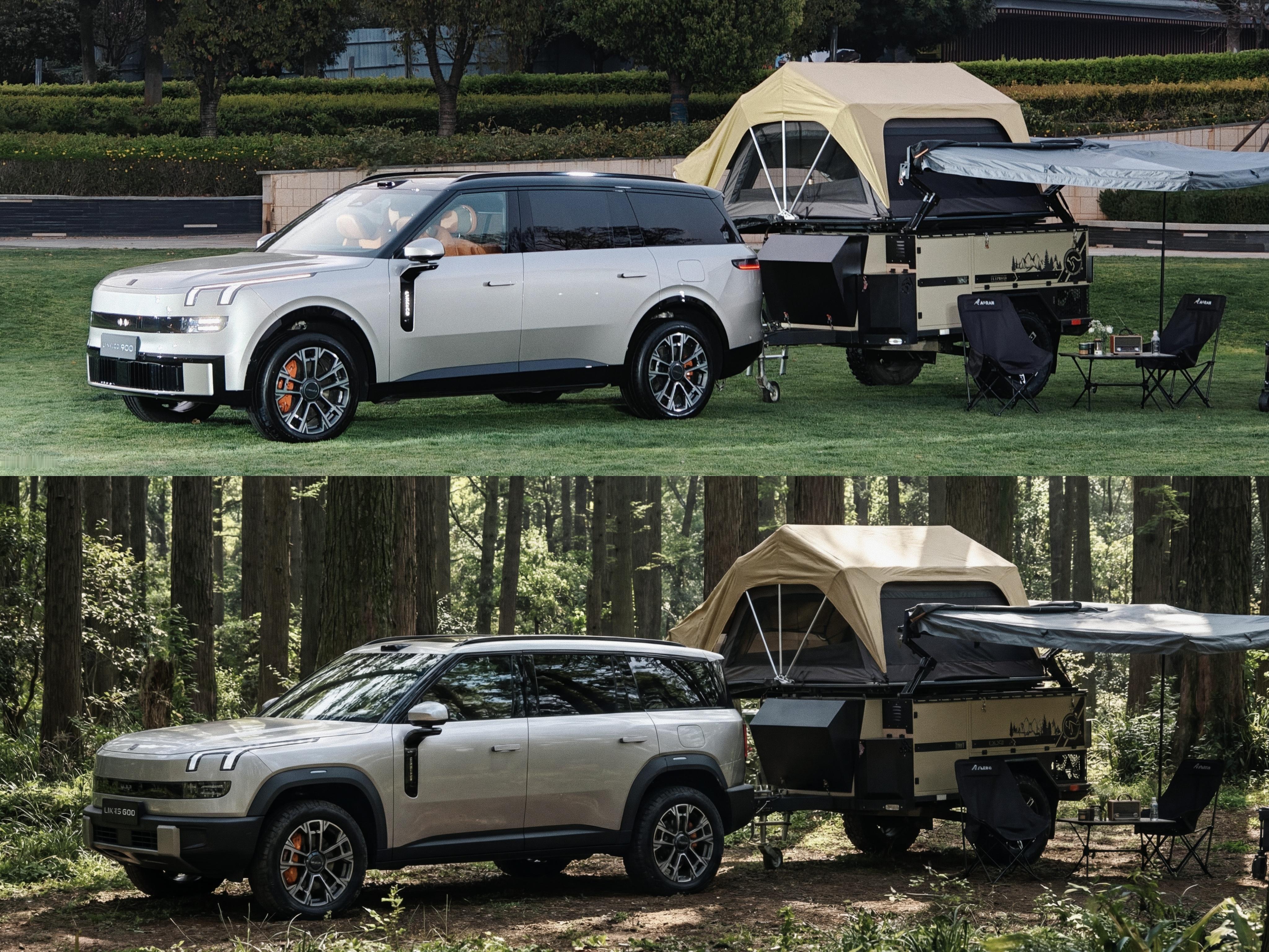 ai协助脑洞实现，again！我个人猜想的领克L955，短一点点，越野风味，露营