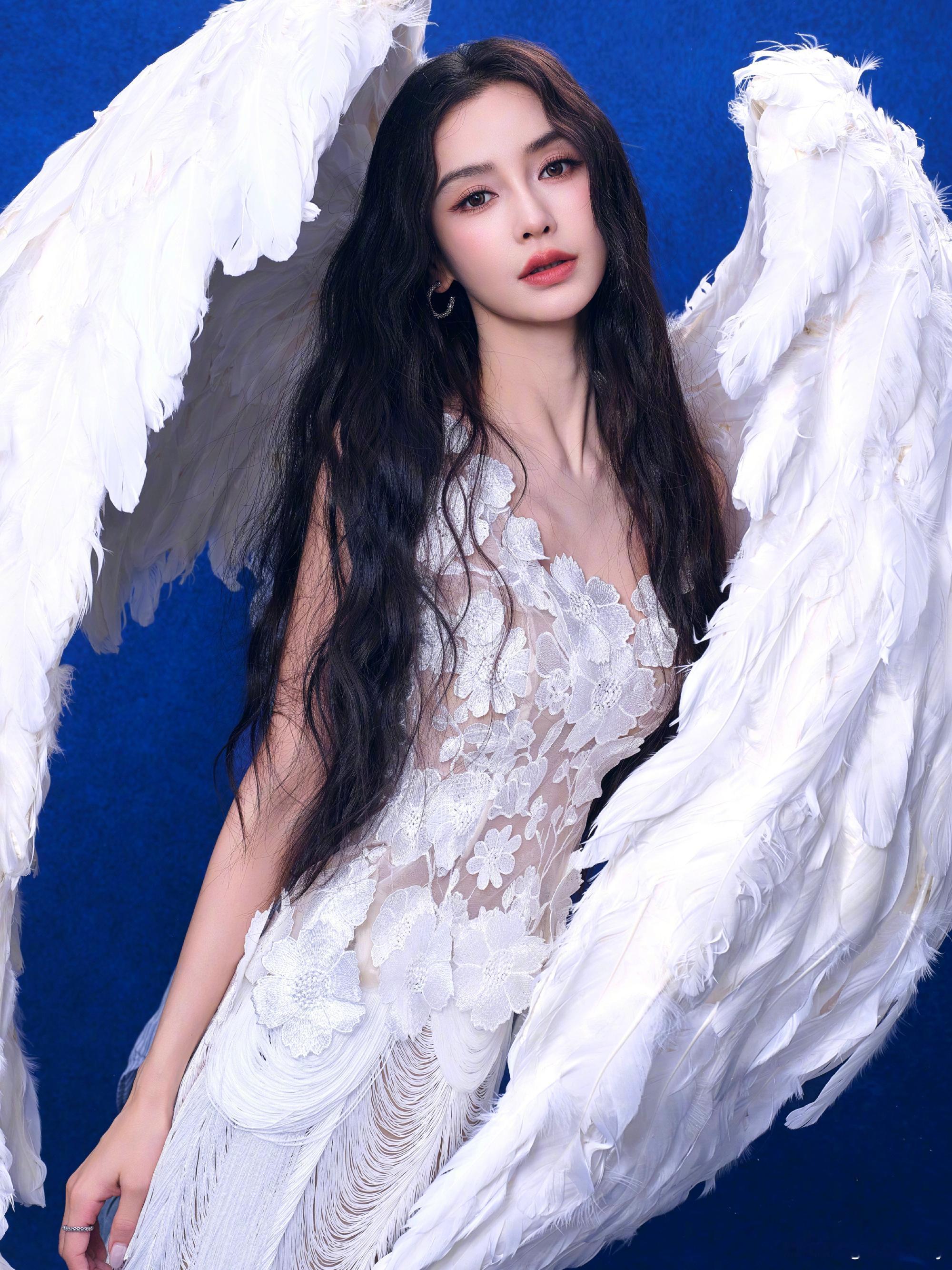 angelababy更新营业，看到天使了
