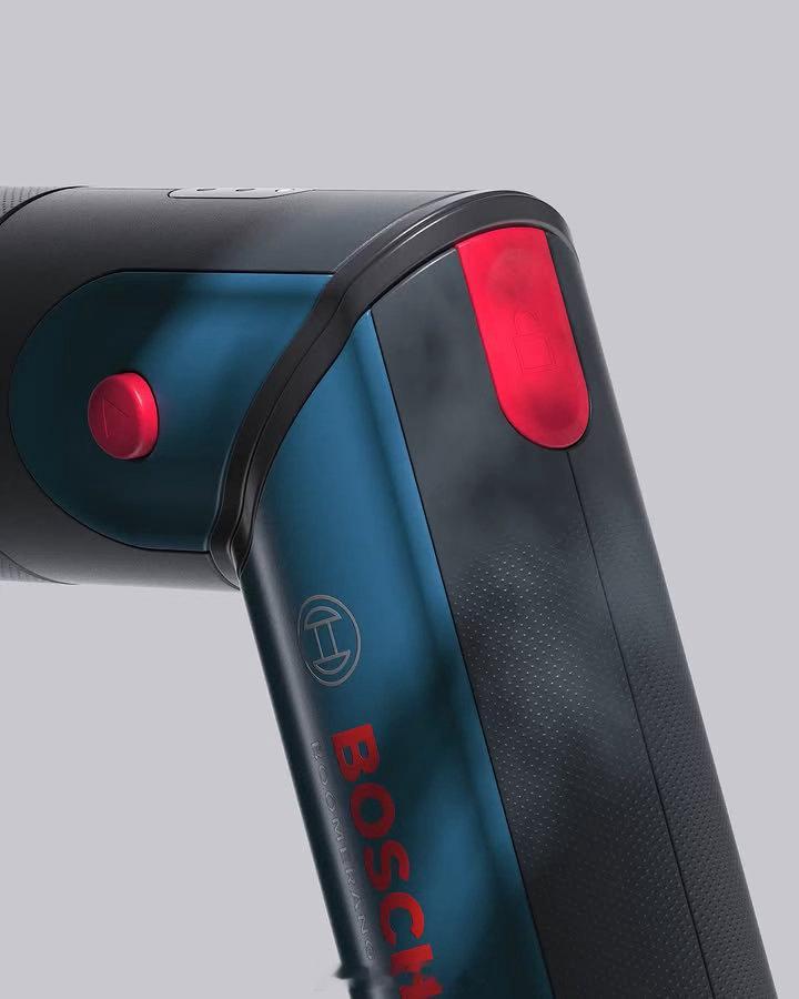 Bosch Boomerang概念电钻|设计：designbygrady_这款概