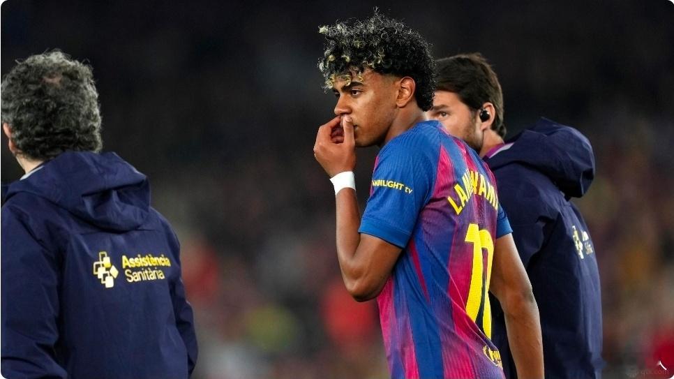 巴萨连遭打击！天才亚马尔重伤休战，五周伤停，世界杯成未知数西班牙主流媒体《世界体