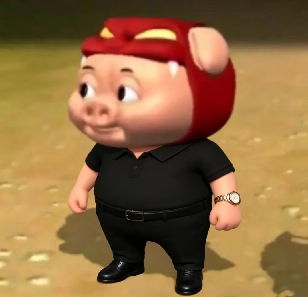 猪猪侠 伪装成大人的模样的猪猪🐷 