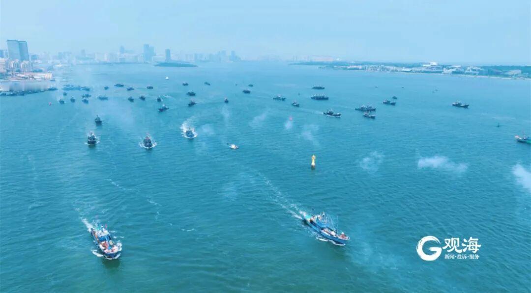 9月1日北方海域开海了！活蹦乱跳的大虾，张牙舞爪的梭子蟹，鲜活肥美的海鱼……几天