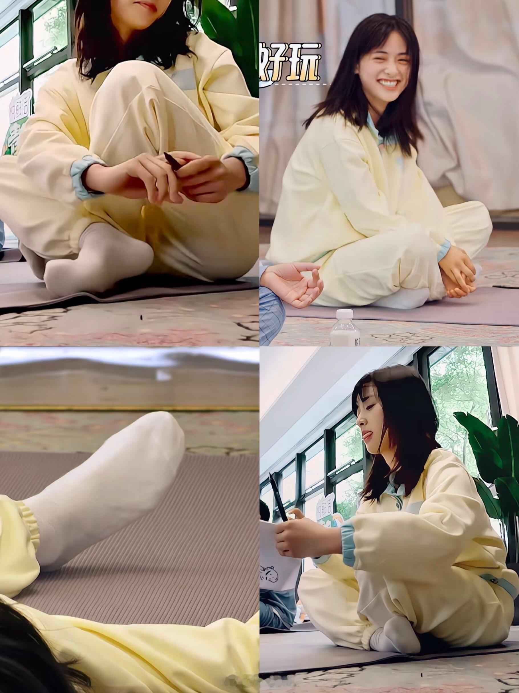 沈月的小白袜，摄影大哥非常懂啊 