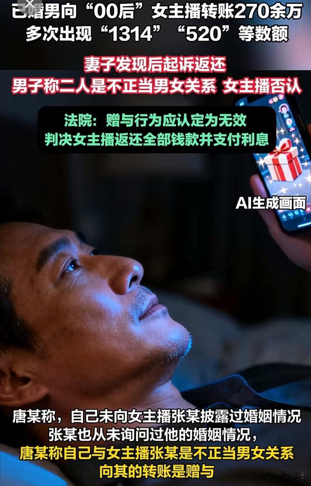 绝不支持白嫖！上海，一年轻女子在网上认识一男子，男子背着老婆和她来往，两人多次发