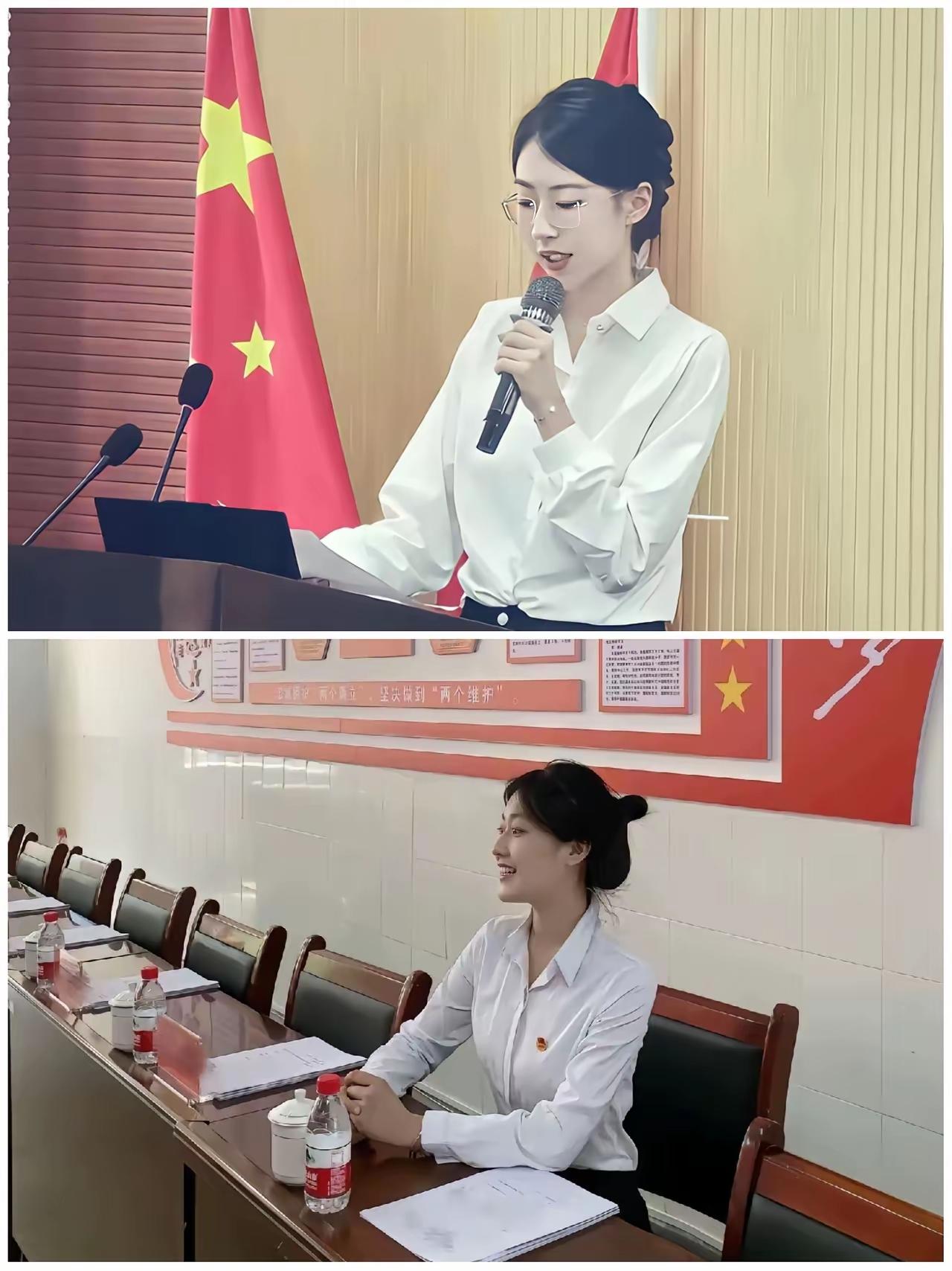 好奇！要什么样的男人才配得上这些体制内有颜又有才的女生呀？[what]