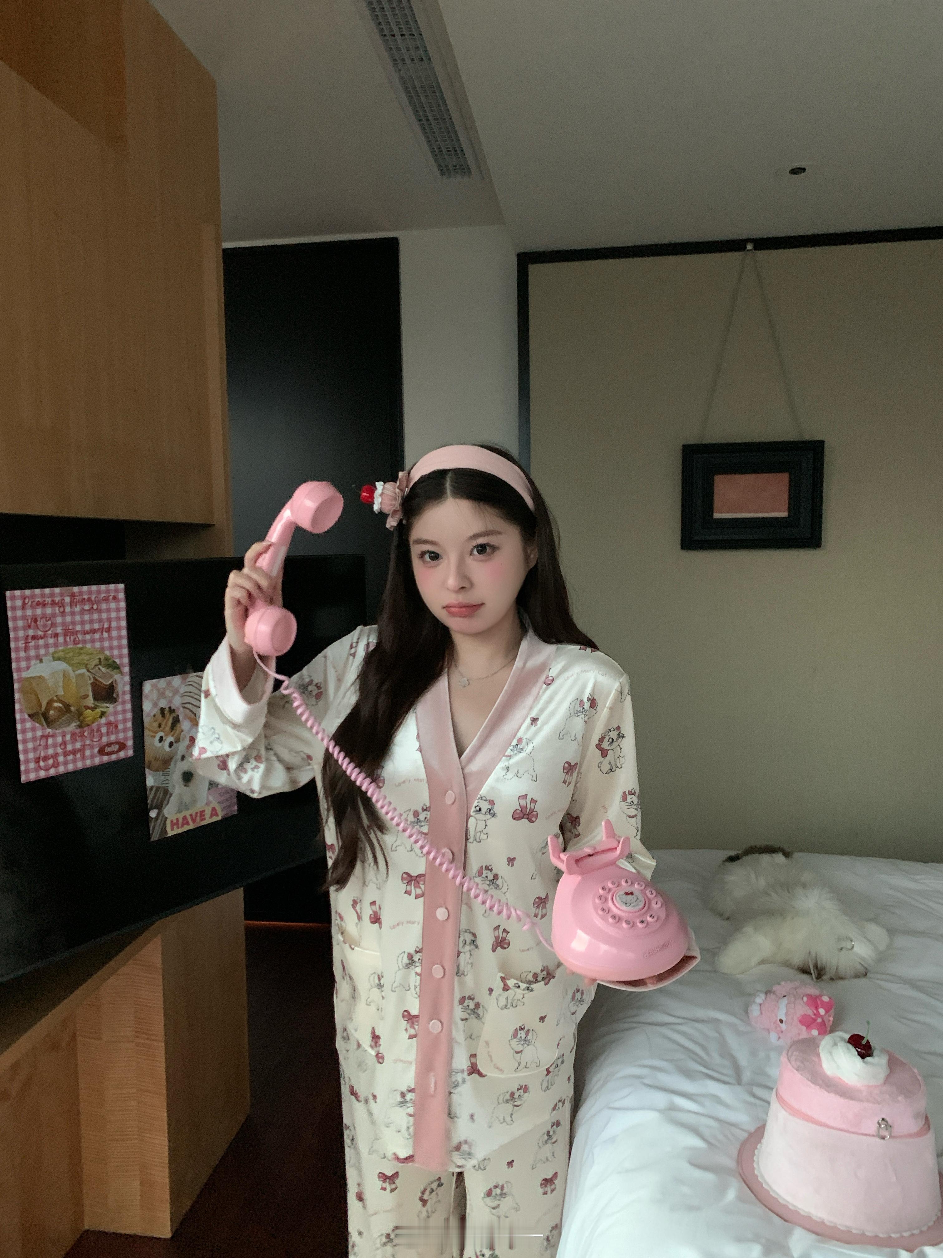 谁还不是漫画里的甜妹呢💖玛丽猫睡衣套装来报道！/•᷅‎‎•᷄\୭ 秋天and初