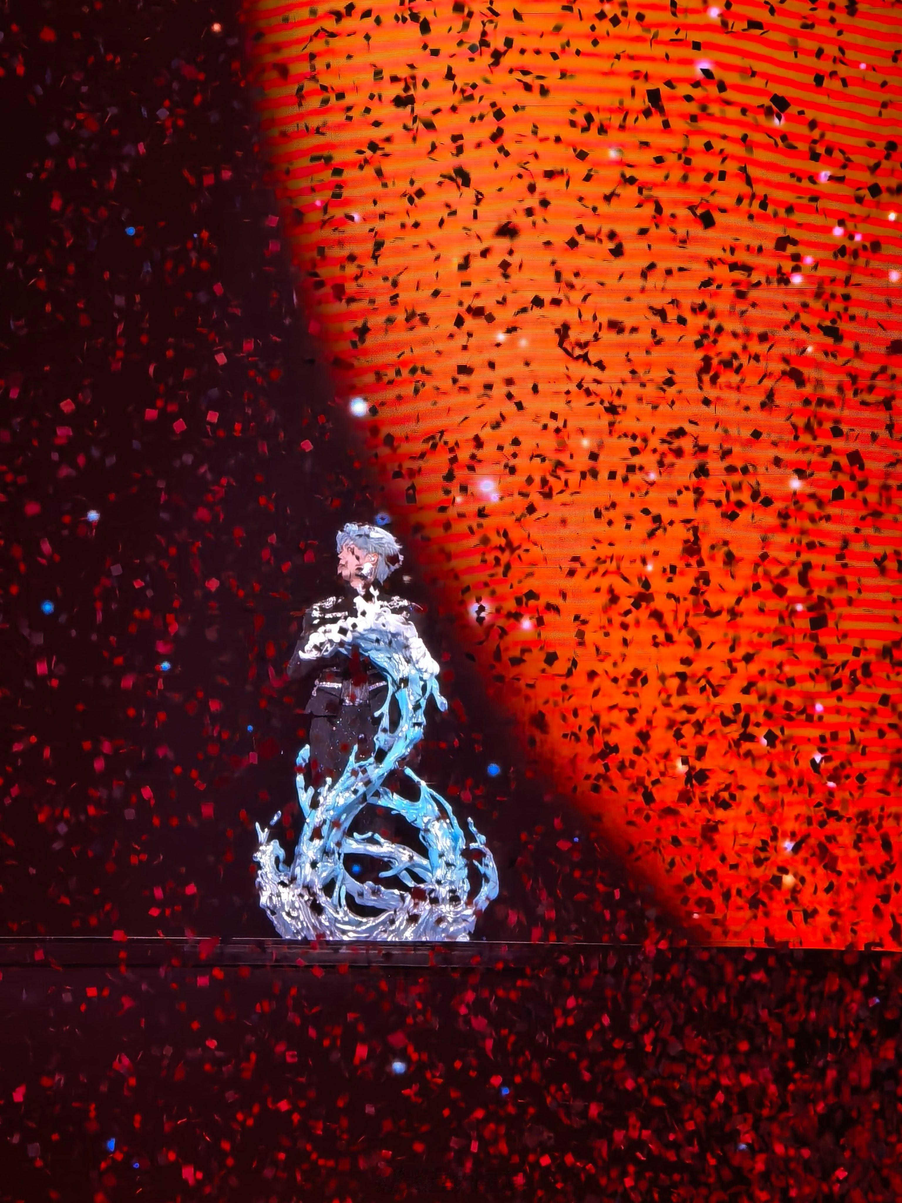 今晚的第二套造型梓渝演唱会 