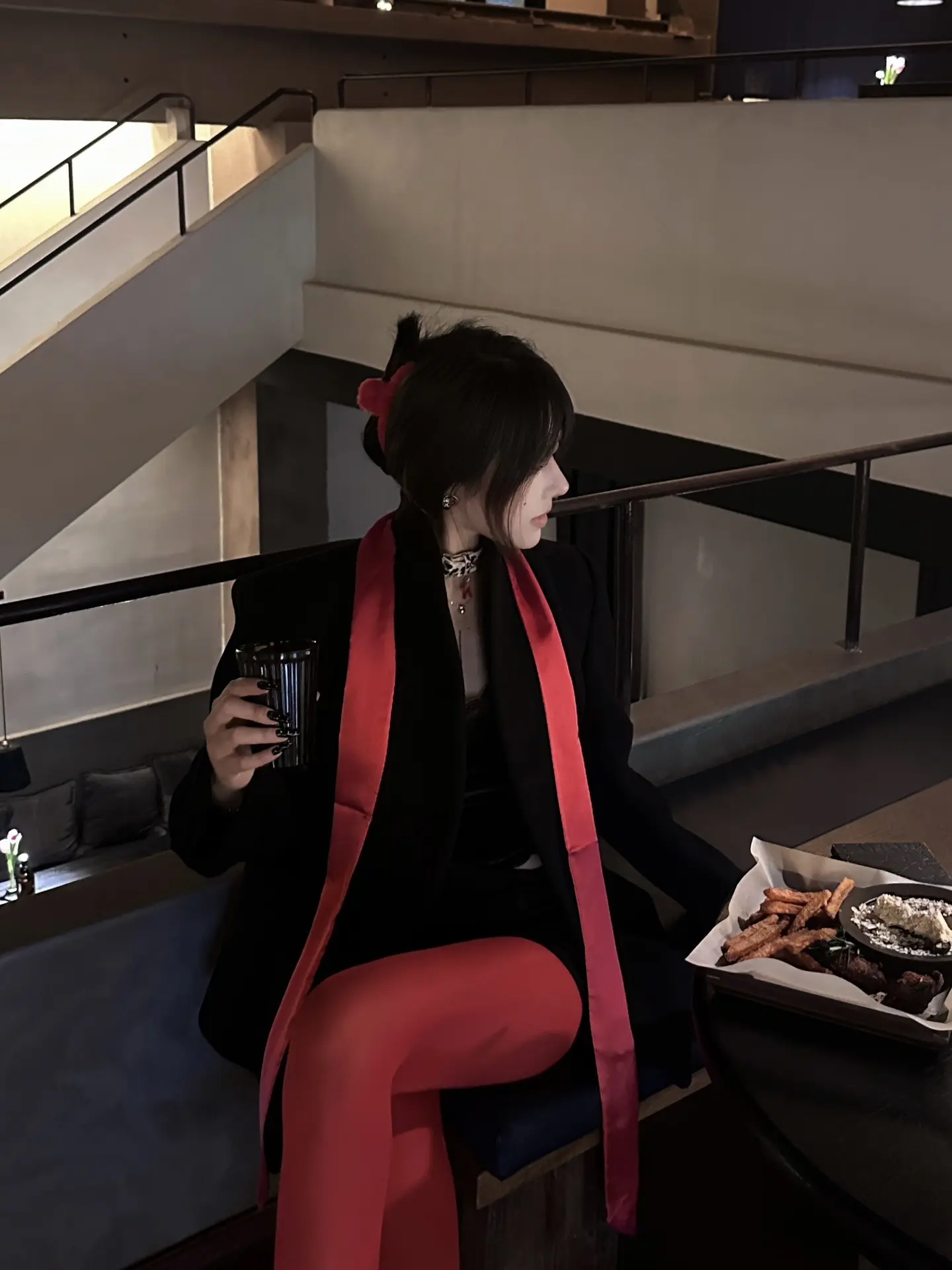 你说红色很有韵味。