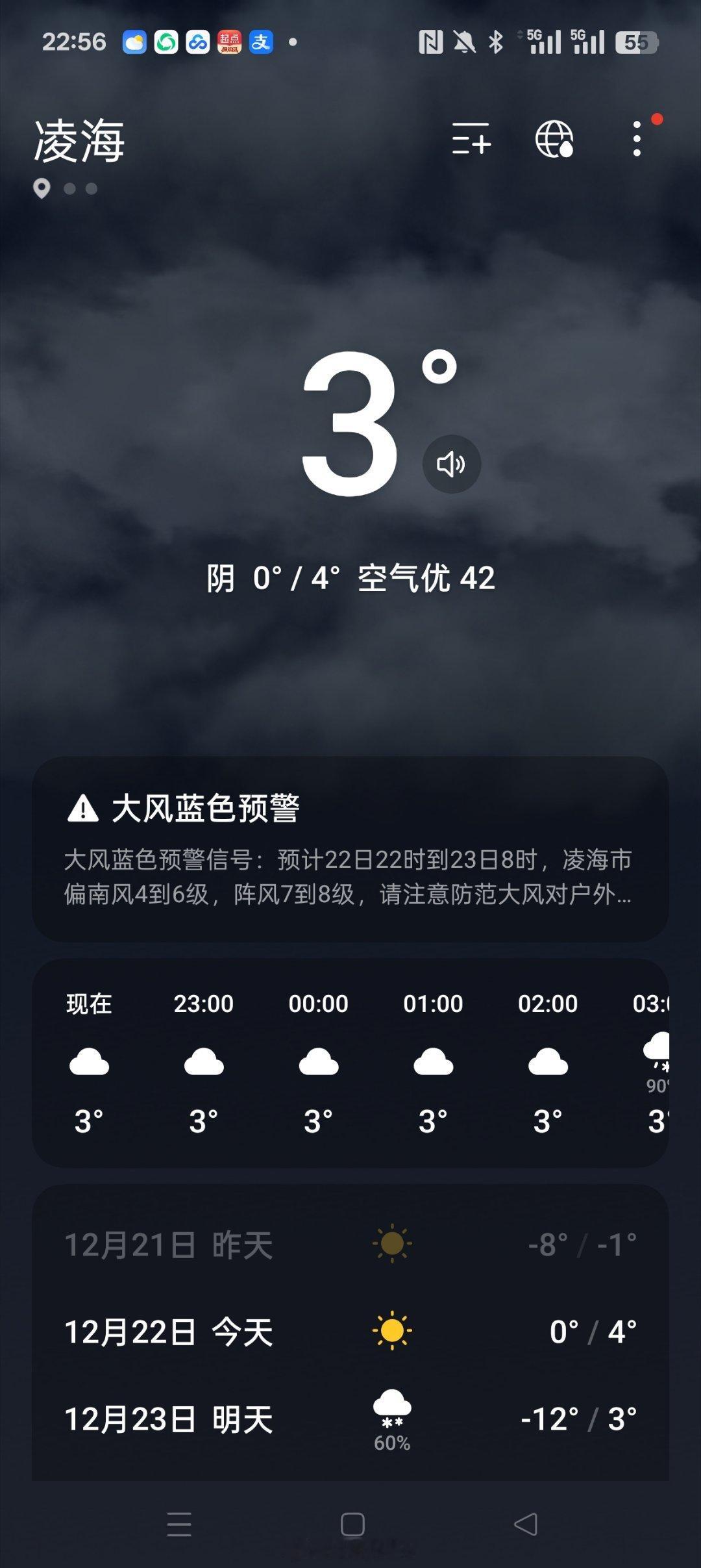 此刻室外温度——3℃此刻室外风力——大风蓝色预警此刻的我——披着浴巾在室外泡温泉