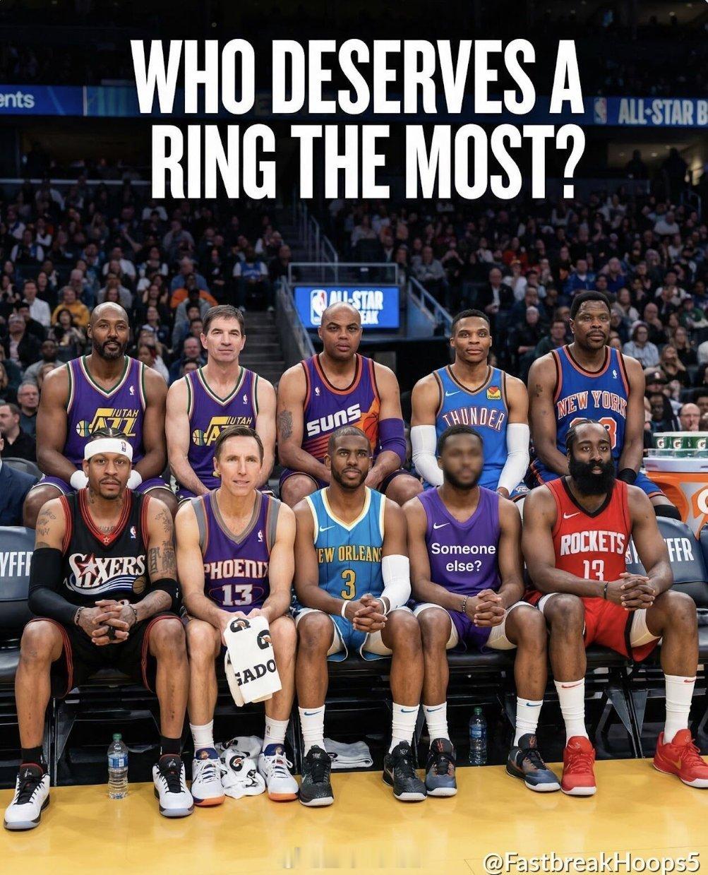 这些无冠的球星，谁更值得一枚戒指nba总决赛