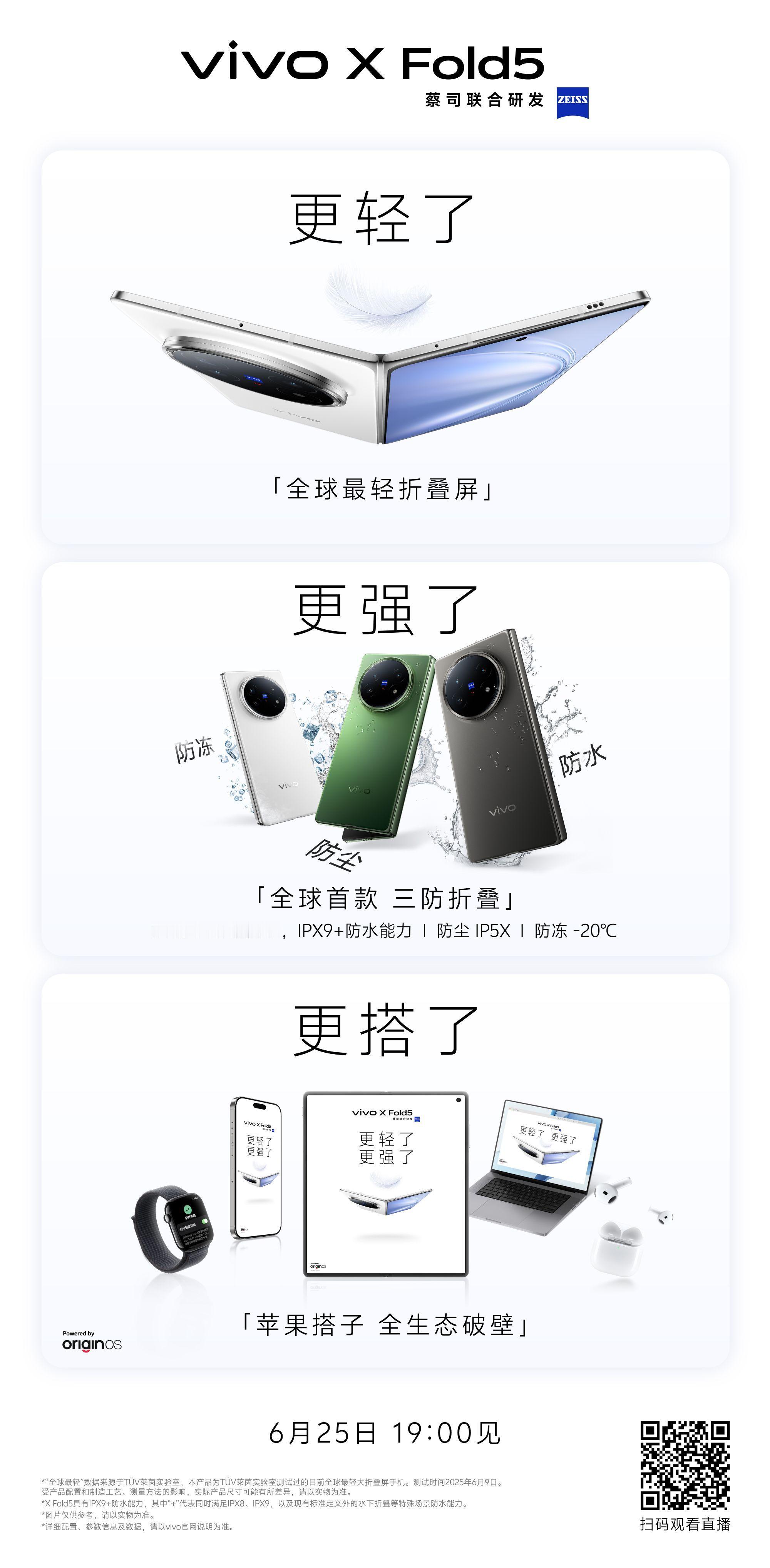vivo X Fold5，最强的「苹果搭子」 ​​​