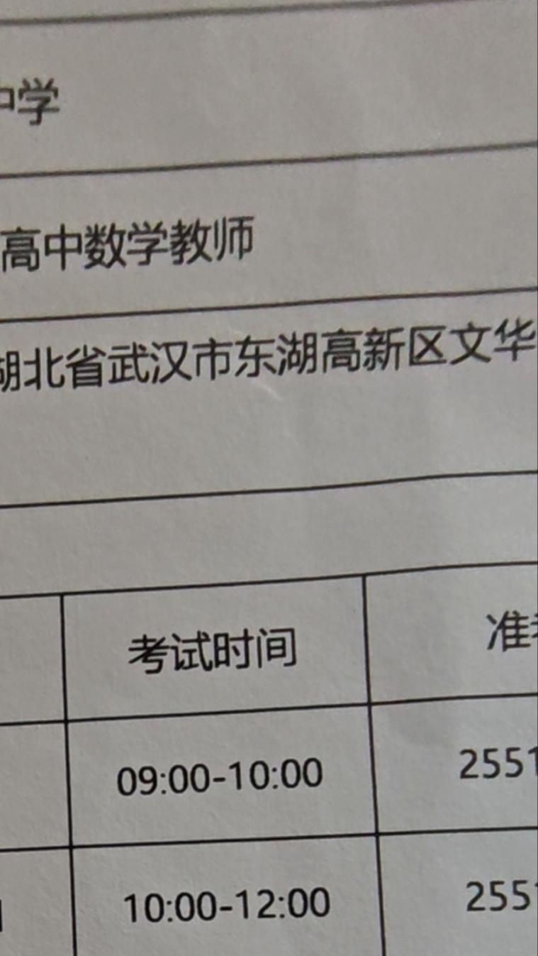 考试一上午，出门一整天。