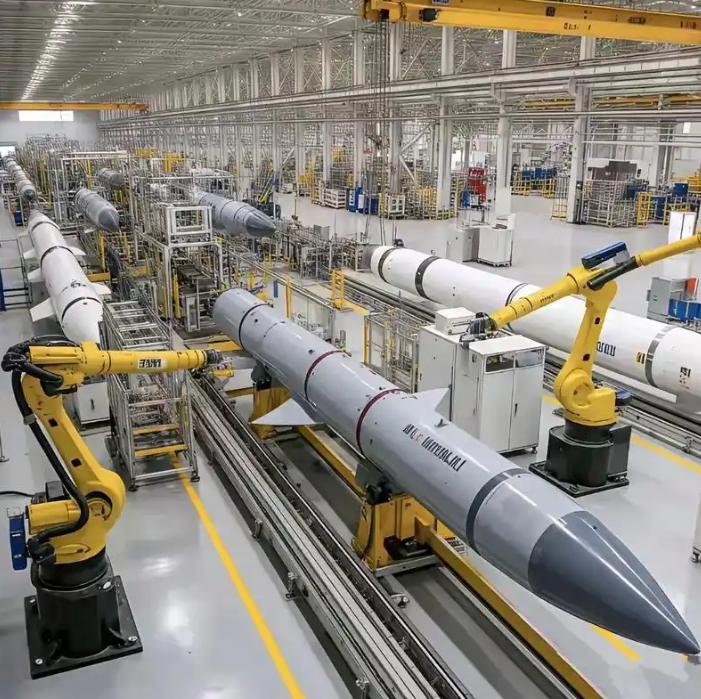 伤害性很大，侮辱性更强。中国罕见地公开了PL-15导弹的全自动生产线，号称一天的