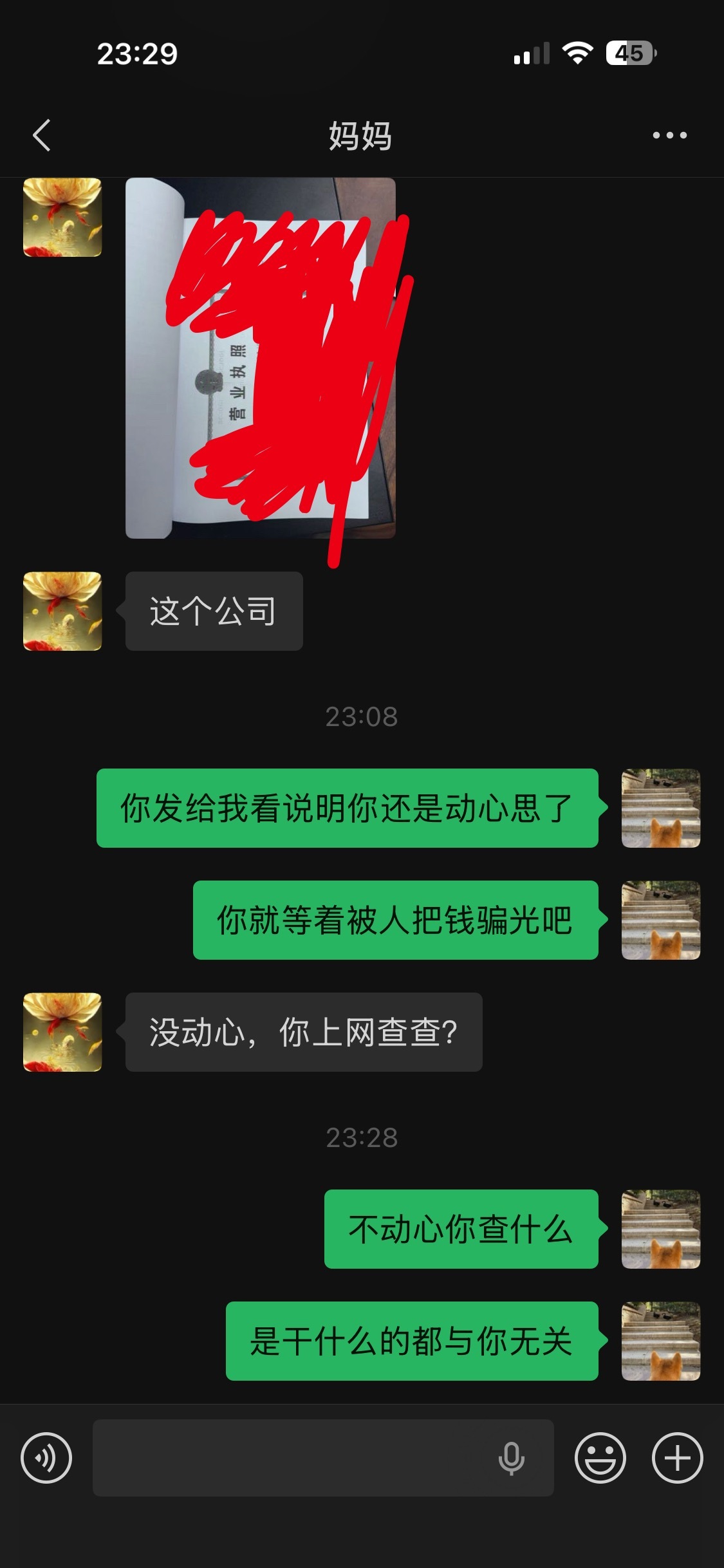 唉，家里有个手里有点儿钱的老年人真是令人担忧啊，经常有人忽悠她，我感觉我早晚有一