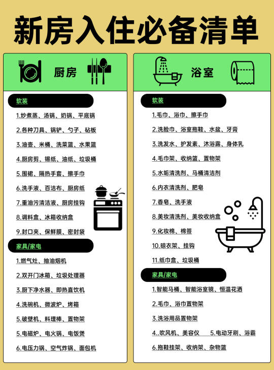 新房入住必备清淡🧾