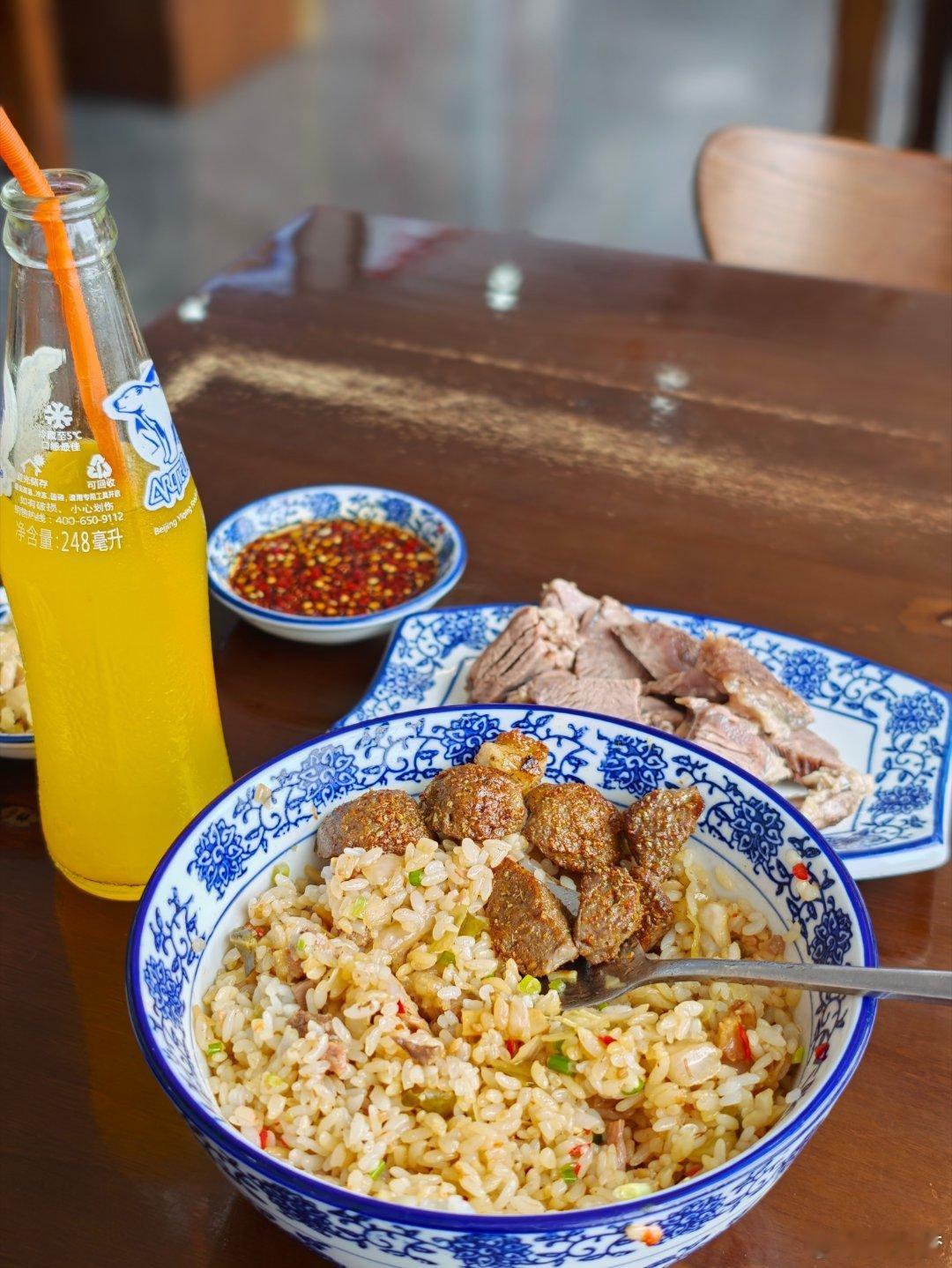 牛油拌饭，味道不错，太顶饱了 