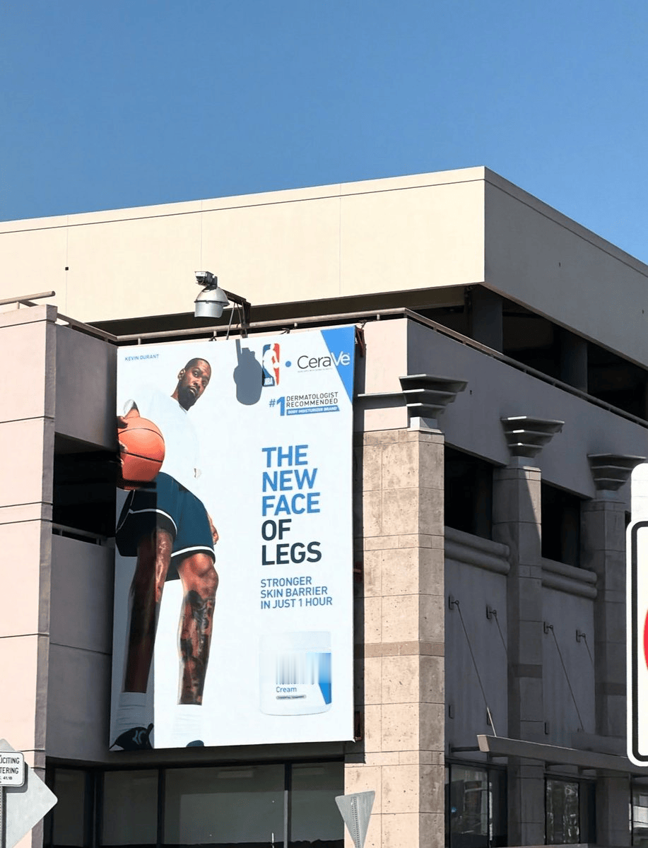 杜兰特个人社媒动态晒广告板：在全明星周末上，气场全开