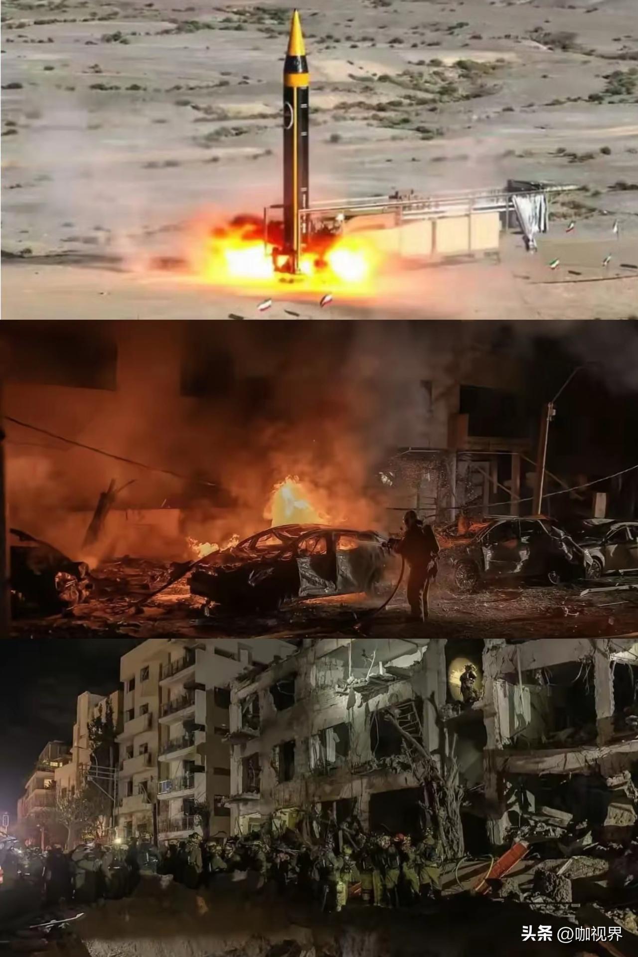 伊朗最强导弹携1吨级超重型弹头直逼以色列，本次第19轮打击聚焦特拉维夫市中心，突