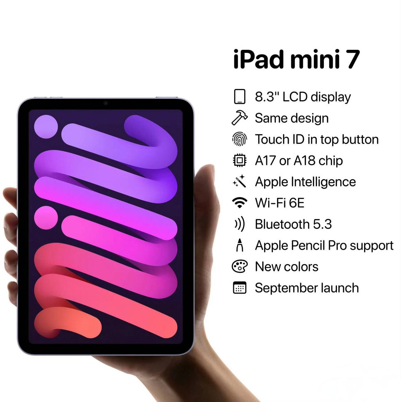 [泣不成声]果粉看完傻眼了！iPad mini 7配置曝光，也就处理器升级到了，