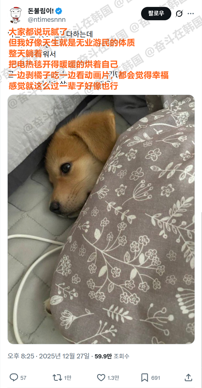 我好像天生就是无业游民体质 海外新鲜事 热点现场